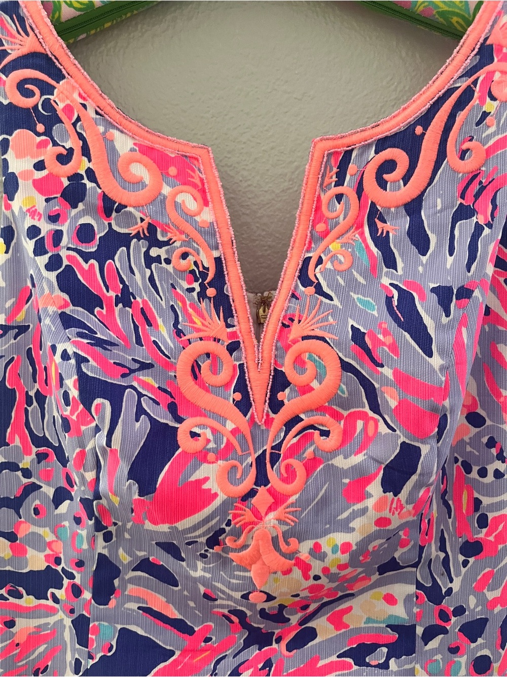 NWT Lilly Pulitzer LYSSA SHIFT Dress in SHRIMPLY CHIC Size 2 $198 - Picture 3 of 13